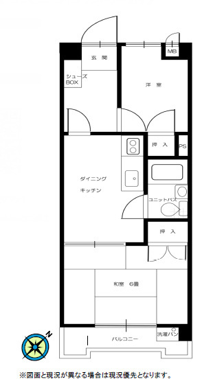 サンボア茂木の間取り
