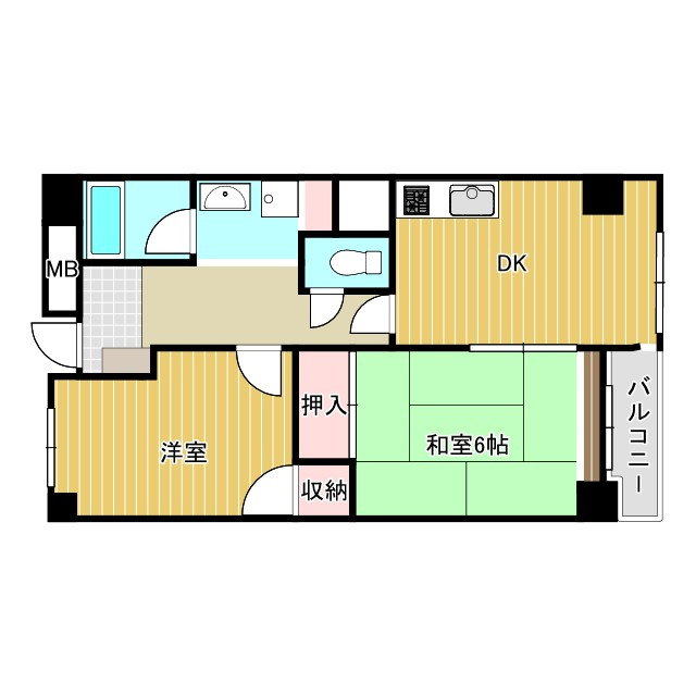 メゾン茨木西駅前の間取り