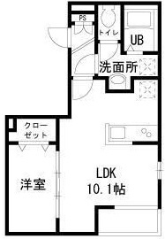 Ａｒｇｉｏｎｅ坂上の間取り|間取りです。
