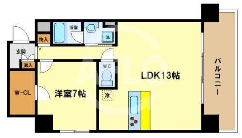 TOMODOAL 北梅田の間取り|TOMODOAL北梅田　間取り