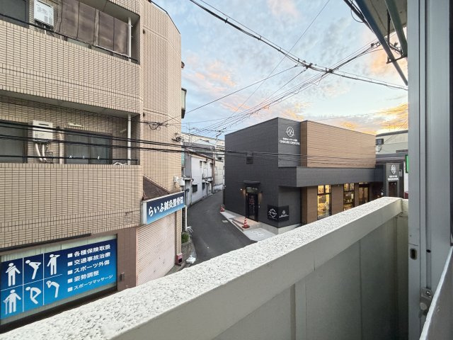 コーポオクムラのバルコニー
