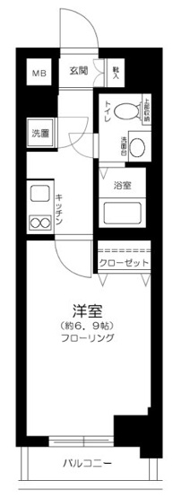 【間取り】 | ＡＺＥＳＴ日暮里