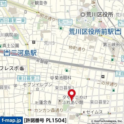 【地図】 | ＡＺＥＳＴ日暮里