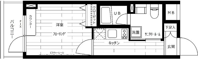 ステージグランデ新桜台の間取り|間取りです。