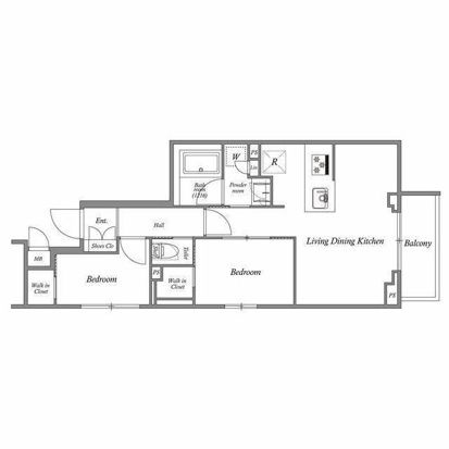 【間取り】 | M-RESIDENCE　中延