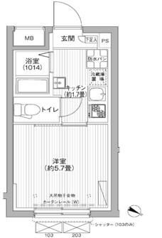 プラハ駒込の間取り