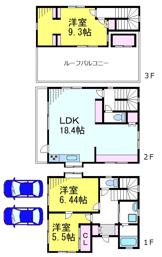 境三丁目戸建の間取り|お電話でお問合わせ頂けますと、よりスムーズにご対応出来ます♪