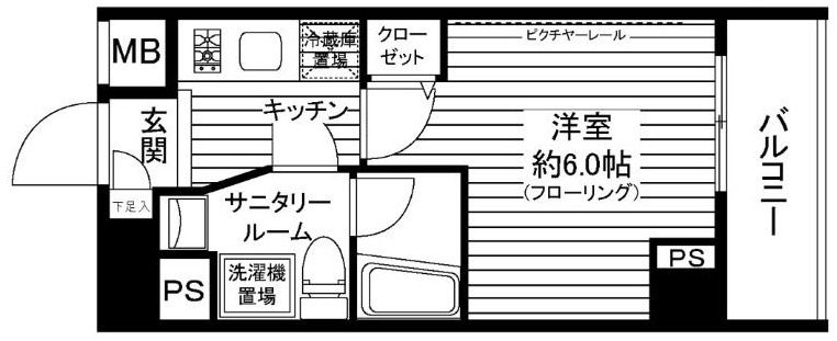 グランドコンシェルジュ上池袋の間取り|間取りです。