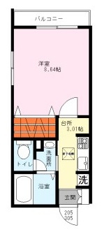 パークメゾン・サウスの間取り|遮音床SHAIDD55搭載♪2面採光の明るいお部屋です♪