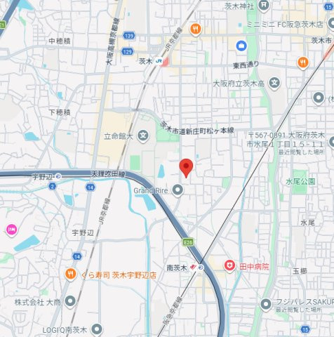 ヴィルドクレールの地図