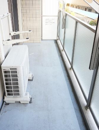 北区滝野川３丁目の賃貸マンションのバルコニー