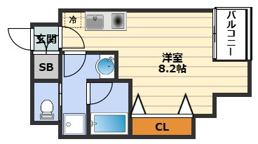 サンネクテール天満橋の間取り