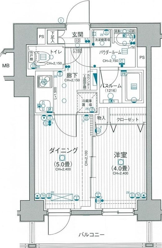 日神デュオステージ板橋の間取り|間取りです。