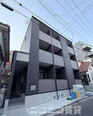 足立区梅田７丁目のアパートの外観