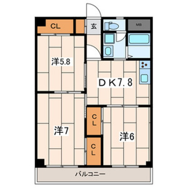 ペアパークⅠの間取り