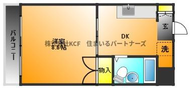 コーポ加月 A棟の間取り