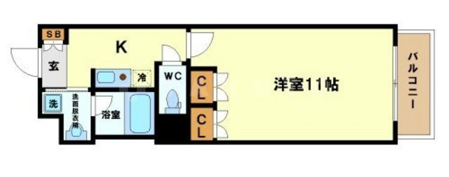 KAISEI本町の間取り|KAISEI本町　開放感ある間取り