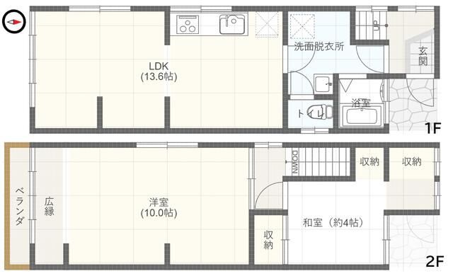 （Ｔ０２６）東京都豊島区西池袋４－３６－１５戸建の間取り