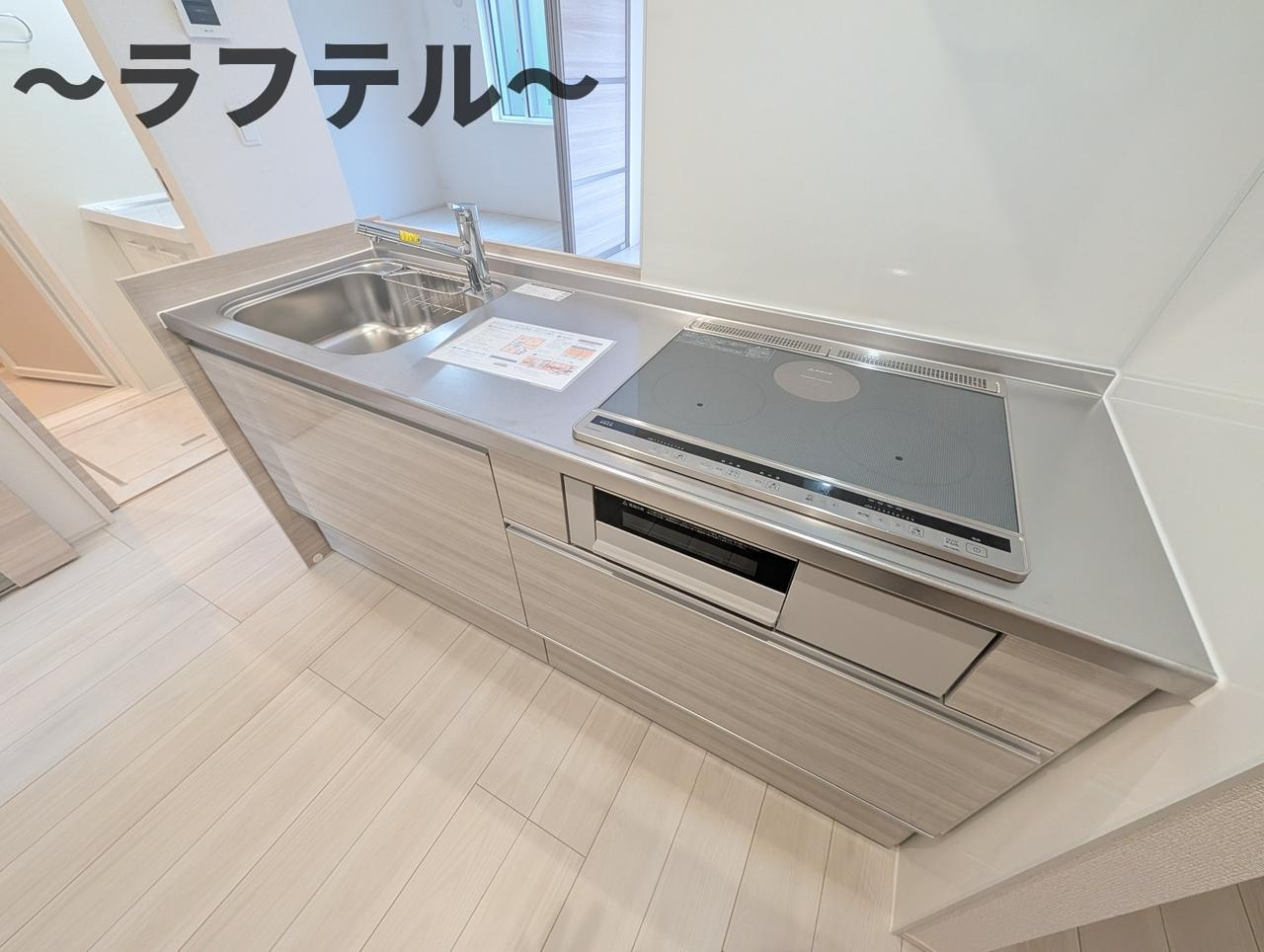 カメリアⅡのキッチン|お料理しやすいキッチンです