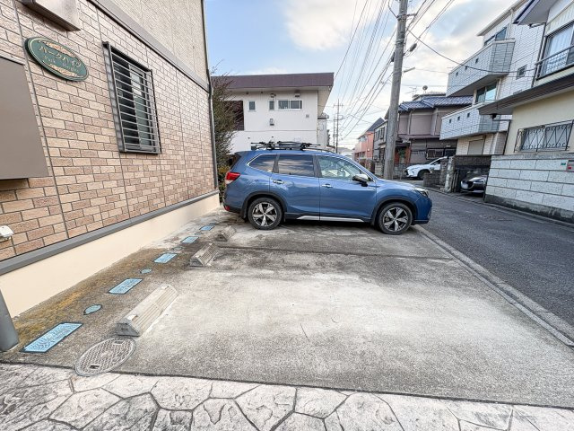 パークハイツの駐車場