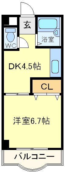 VILLA　VERDY　３番館の間取り