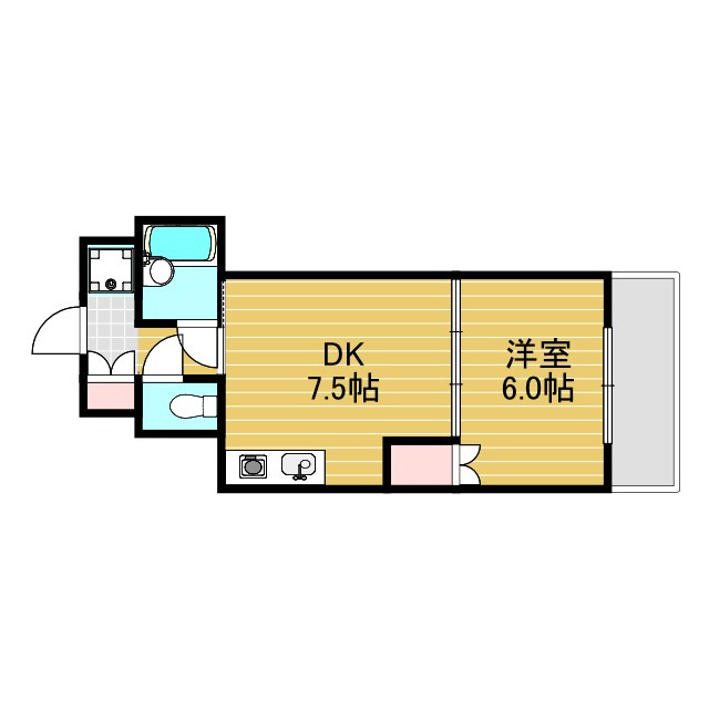 おおきに北大阪リバーフロントAPの間取り