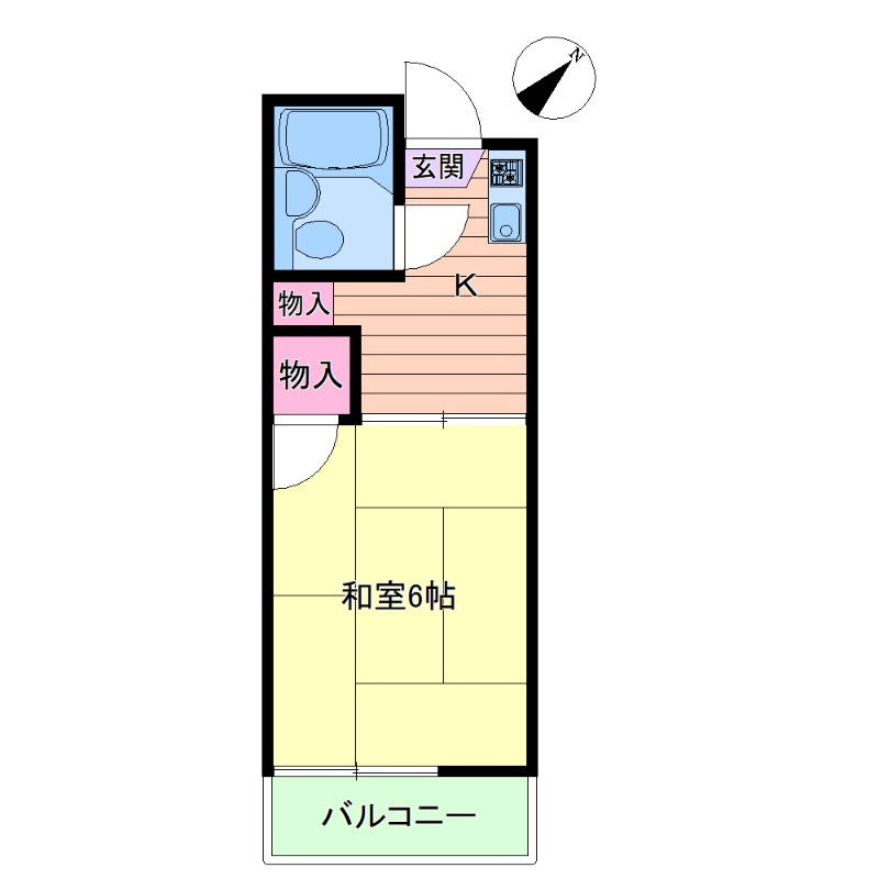 山本ハイムの間取り