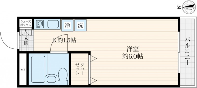 メゾン・ド・ヴェルヴィアの間取り
