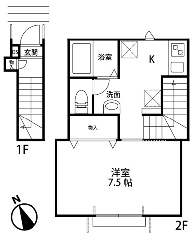 セジュールの間取り