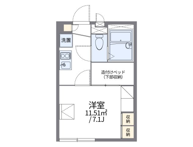 レオパレスシャルマンの間取り