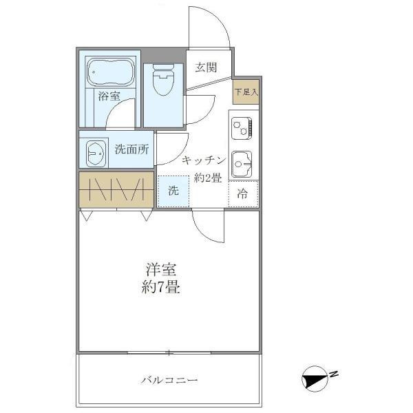 ａｓ　Ｃａｂｉｎｓの間取り