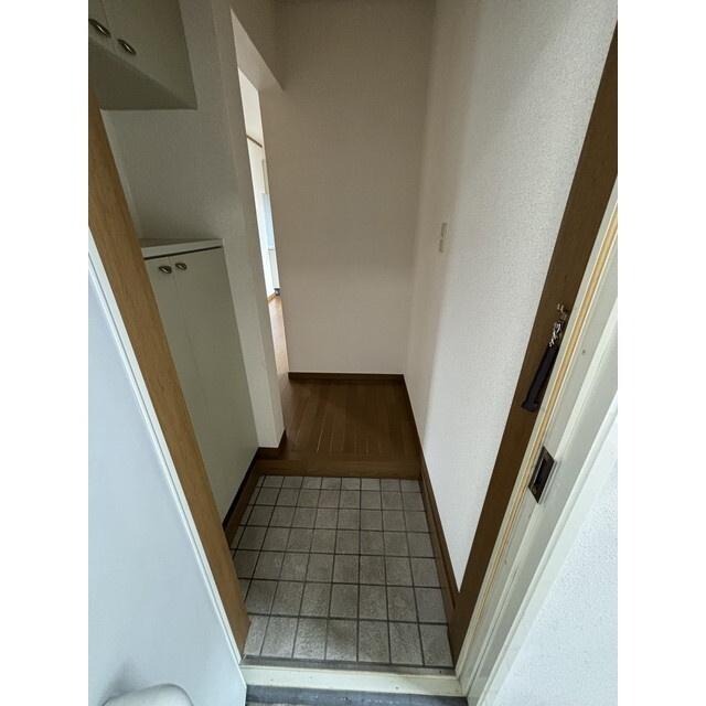 マロンクラッセＥ棟の玄関|ゆったりとした玄関です