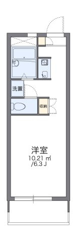 レオパレス谷津の間取り