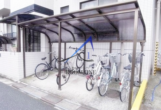 桜町マンション のその他共用部分|駐輪スペースです。