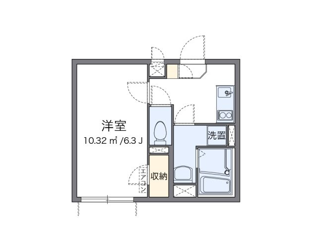 クレイノＭＡＲＵＭＩの間取り|代表的な間取のため実際の間取とは異なる場合があります