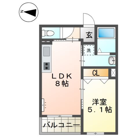 アウローラ本郷町の間取り