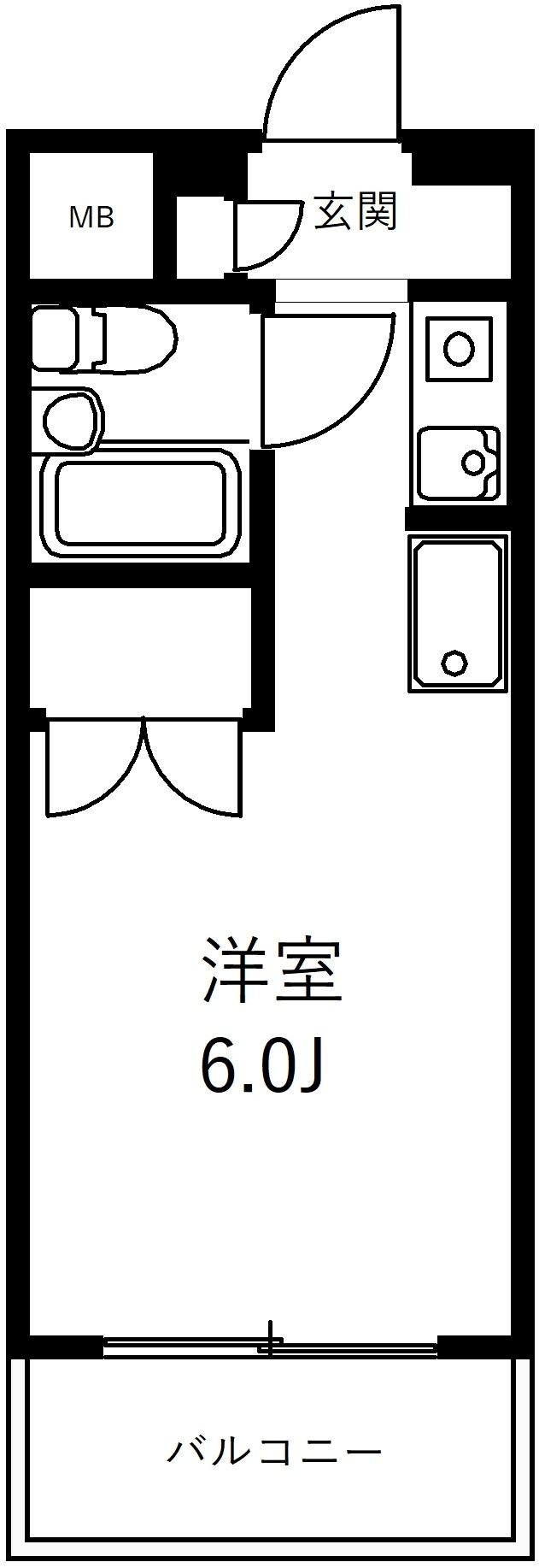 KOGANEI CRYSTAL MANSIONの間取り