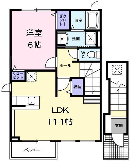 リバーアイランドの間取り