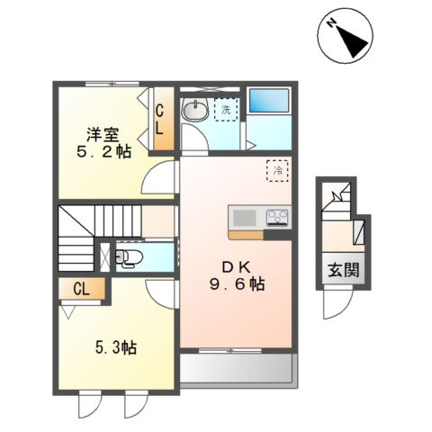 ルナフェリーチェの間取り