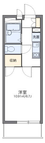 レオパレスイルソーレの間取り