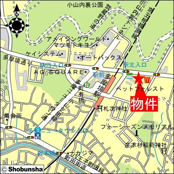 マンションホワイトホースの地図