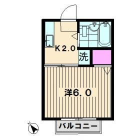 シティハイムケネスCの間取り
