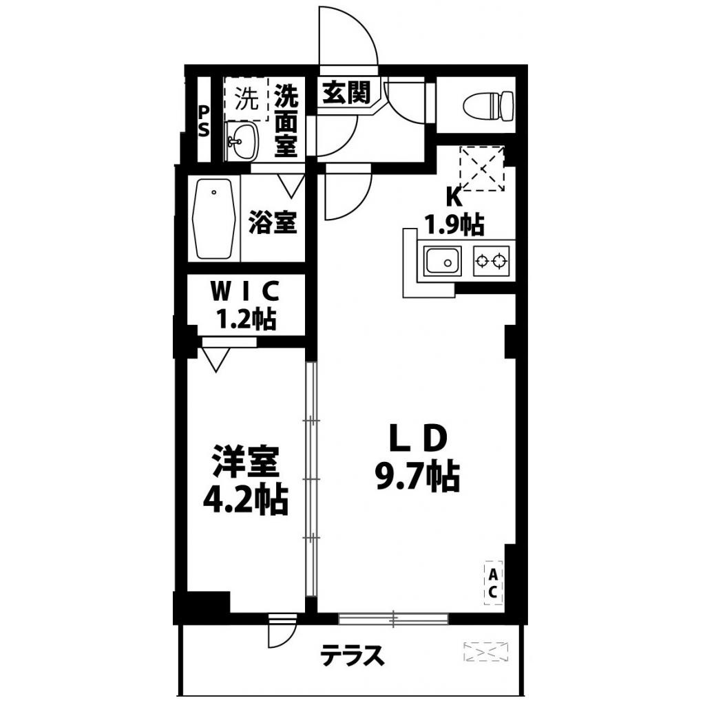 ラ・シルフィードの間取り