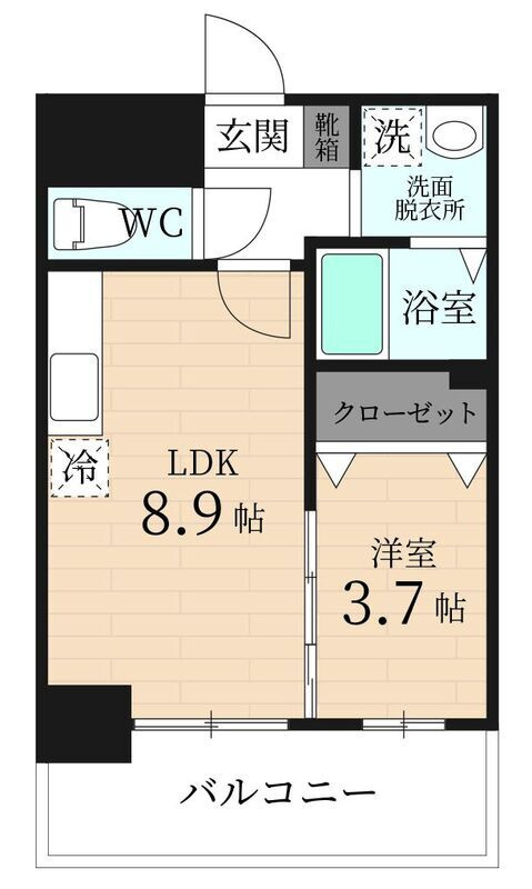 GRANDEUR住吉弐番館の間取り