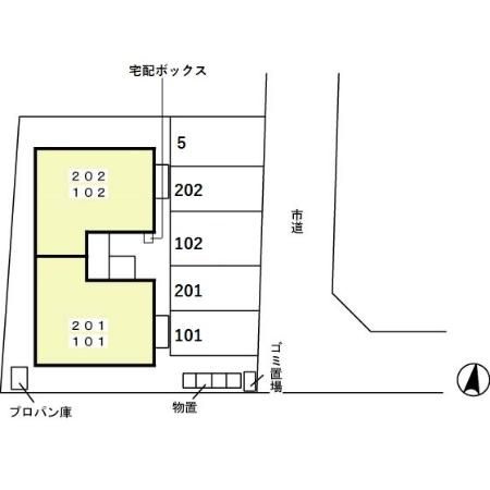 ボン・ボヤージの区画図