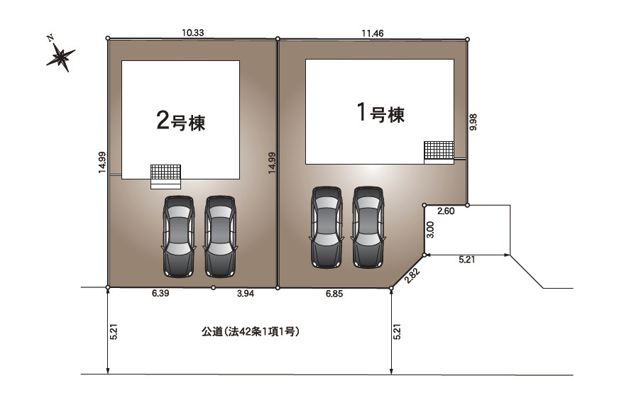 クレイドルガーデン藍住町勝瑞第5の区画図