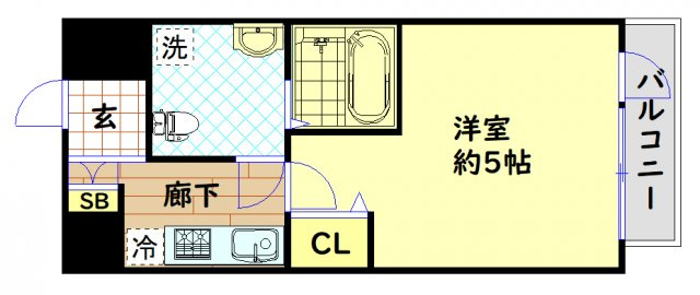 【間取り】 | ファーストフィオーレ心斎橋イーストⅢ