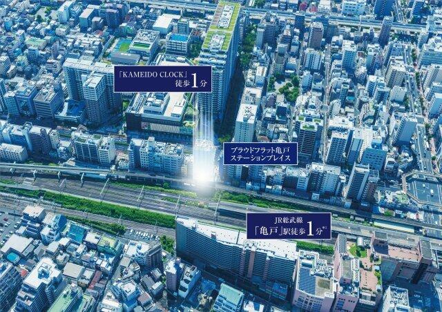 プラウドフラット亀戸ステーションプレイスの展望