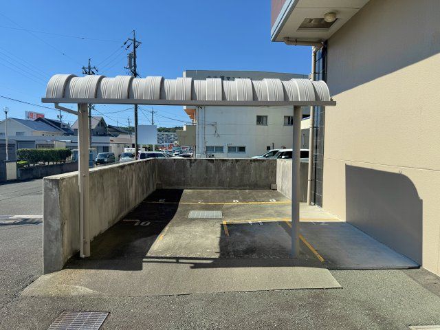 サンクレイドル磐田の駐輪場|こちらは自転車置き場です。