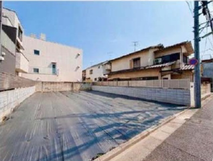 世田谷区奥沢　建築条件なし売地の外観